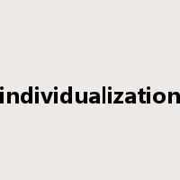 individualization是什么意思