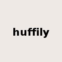 huffily是什么意思