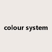 colour system是什么意思