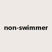 non-swimmer是什么意思