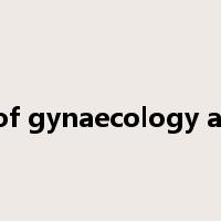 department of gynaecology and obstetrics是什么意思