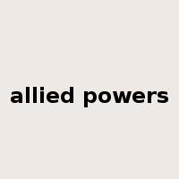 allied powers是什么意思