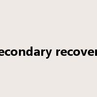 secondary recovery是什么意思