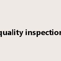 quality inspection是什么意思