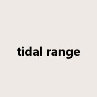 tidal range是什么意思