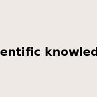 scientific knowledge是什么意思