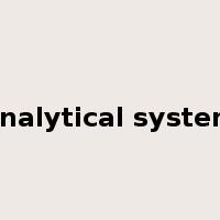 analytical system是什么意思