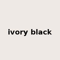 ivory black是什么意思