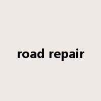 road repair是什么意思