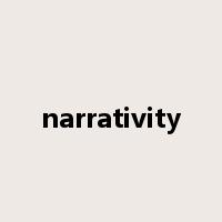 narrativity是什么意思