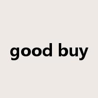 good buy是什么意思