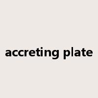 accreting plate是什么意思
