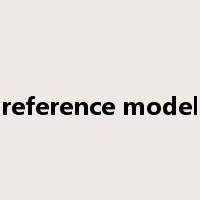 reference model是什么意思