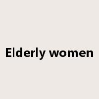 Elderly women是什么意思