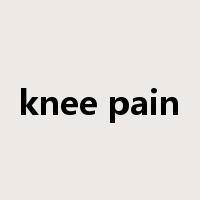 knee pain是什么意思