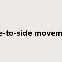 side-to-side movement是什么意思