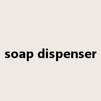 soap dispenser是什么意思