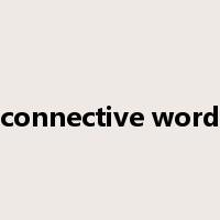 connective word是什么意思