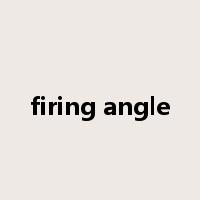 firing angle是什么意思