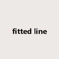 fitted line是什么意思