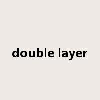 double layer是什么意思