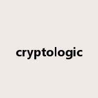 cryptologic是什么意思