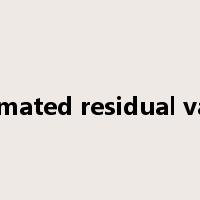 Estimated residual value是什么意思
