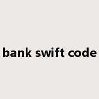 bank swift code是什么意思