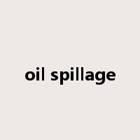 oil spillage是什么意思