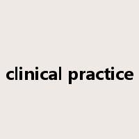 clinical practice是什么意思