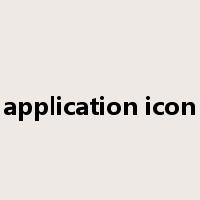 application icon是什么意思