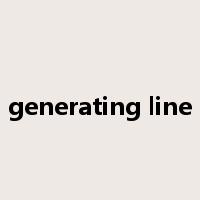 generating line是什么意思
