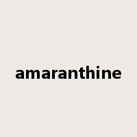 amaranthine是什么意思