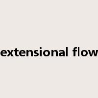 extensional flow是什么意思