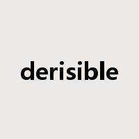 derisible是什么意思