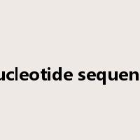 nucleotide sequence是什么意思