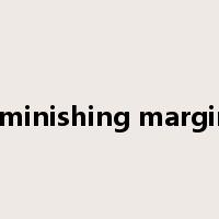 Law of diminishing marginal utility是什么意思