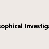 Philosophical Investigations是什么意思