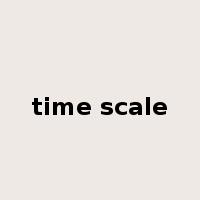 time scale是什么意思