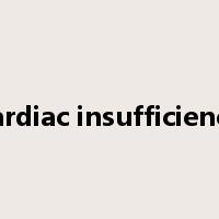cardiac insufficiency是什么意思