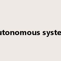 autonomous system是什么意思
