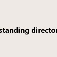 standing director是什么意思