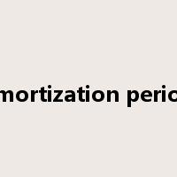 amortization period是什么意思