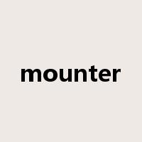 mounter是什么意思