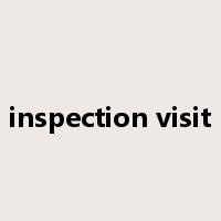 inspection visit是什么意思