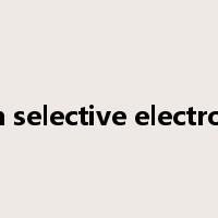 Ion selective electrode是什么意思