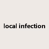 local infection是什么意思