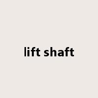 lift shaft是什么意思