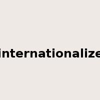 internationalize是什么意思