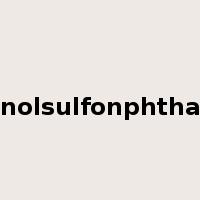 phenolsulfonphthalein是什么意思